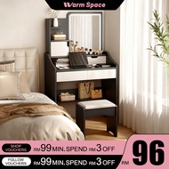 Dressing table with Led mirror Makeup Table Meja makeup Meja Solek Bedroom Table With Drawer Vanity 