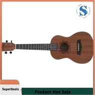 [SuperDeals.sg]Asson Ukulele Sapele Tenor Ukulele 26 Inch Uke Hawaii 4 String Guitar Metal String Tuning Pegs Rosewood Fingerboard