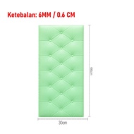 PTT Wallpaper Foam 3D Wall Border Sticker Dinding 6MM Wallborder 12MM Stiker Dinding Kedap Suara Ta