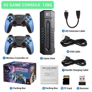 【High Quality】 X2 256G 60000 Game 4K Game Player HD Retro Video Game Console Wireless Controller TV 
