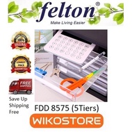 Lowest Price 🔥🔥🔥 [ Wikostore website with Cheaper Price &amp; Shipping ] Felton FDD8575 Document Drawer 5 Tiers A4