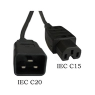 Iec C20 to C15 2,5M Power Output Cord Cable