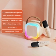 mic karaoke suara jernih Mikrofon dan audio mikrofon nirkabel terintegrasi karaoke bluetooth audio r