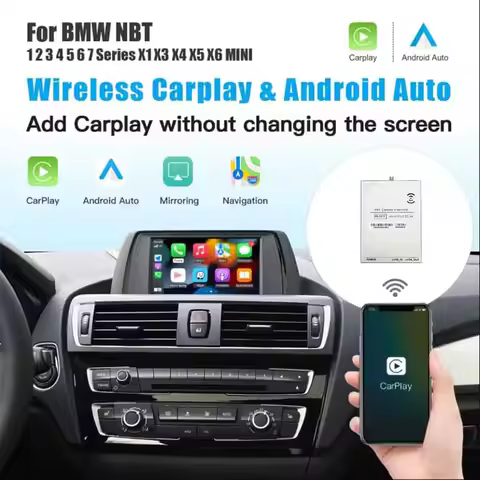 Wireless CarPlay Android Auto For BMW 1 2 3 4 5 X1 X3 X4 X5 F20 F21 F23 F30 F31 F34 F35 F10 F11 F48 