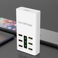 Multi-Port USB Charger 6a Mobile Phone Tablet Universal Smart 30W Fast Charging Charger Head Suitabl