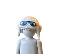 Playmobil 摩比 C14593 飛機師帽 白色