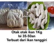 Otak" ikan tenggiri berat 1Kg isi 50