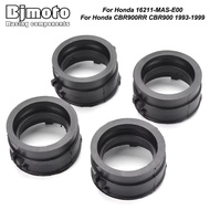 FW CBR 900 RR 4 PCS Motorcycle Carburetor Adapter Inlet Intake Pipe Rubber Mat for Honda CBR900RR CB