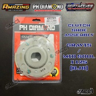 Gravis / Mio Soul i 125 (BJ8) Clutch Shoe Assembly