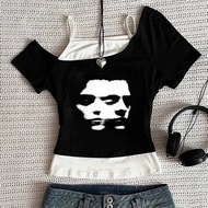 Harajuku Cropped Top - Ladies Emo Alternative Fashion