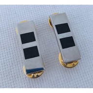 REPRODUCTION PAIR U.S. ARMY CHIEF WARRANT OFFICER 2 (CW2) BRITE PIN ON RANK INSIGNIA BADGE