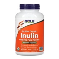 Now Foods Certified Organic Inulin 8 oz. (227 g.) .