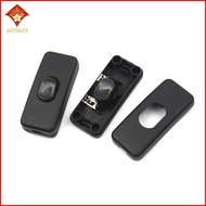 [WY3] 5Pcs AC 250V/125V 2A Plastic Light Switch ON/OFF Button In Line Cord Switch [MY]