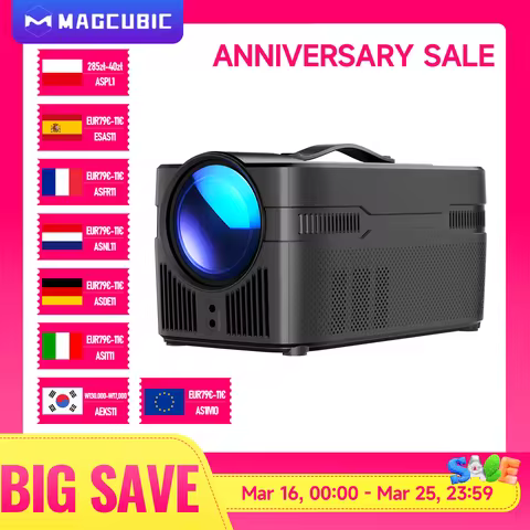 Magcubic 900ANSI HY450 C Auto Focus Projector 8K 1080P Ultra Short Throw Allwinner H726 BT5.4 Auto O