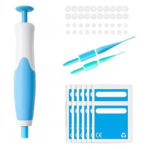 2 in 1 Auto Micro Skin Tag Remover Device Cleaning Multifunction Mole Stain Wart Corn Remover Tool H