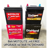 38B20L | NS40ZL ] Motolite Heavy Duty MF | Car Battery