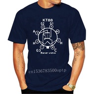 Men's T-Shirts classic and unique KT88 Vacuum Tube print Heavy Grey White Black Gif Free Shipping 579110
