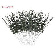 36 Pieces of Eucalyptus Stems Artificial Eucalyptus Leaf Stems True Gray  Leaf Branches