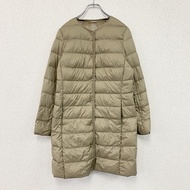 優衣庫超輕羽絨服，90%羽絨，米色，M碼，古著