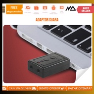 Sound Adapter / Channel Sound Card Adapter shopee usb sound card Sound Card External USB Sound Card