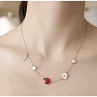 Two-tone Ceramic Beetle Bracelet Beetle Necklace