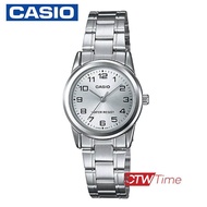 Casio Standard นาฬิกาข้อมือผู้หญิง สายสแตนเลส รุ่น LTP-V001D