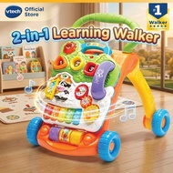 VTech Baby Walker - Toddler Sit To Stand Learning Walker Music Toys  - Orange