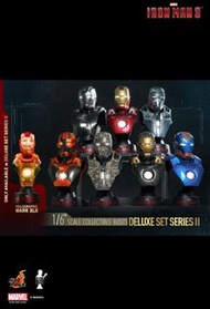 全新1/6 Hottoys IRON MAN 3 COLLECTIBLE BUST SERIES II(Deluxe Set) HTB21-27(自取減收$20)