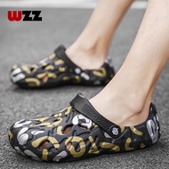 Fashion Men's Hole Shoes Summer Wear Non Slip Beach Sandals Trend Casual Sandals Breathable Thick Bo