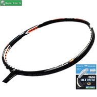 Apacs Versus 20 Black Matt【Siap Pasang Tali 4 knots】Original Badminton Racket (1 Pcs)