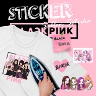 Kpop STICKERS BLACKPINK SCREEN STICKER BLACKPINK T-SHIRT STICKER CLOTHING STICKER BLACK PINK STICKER