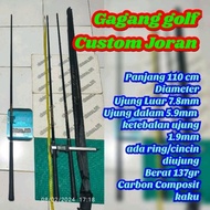 New Golf Club Handle and Solid Carbon Custom Rod Tip Sold Separately Length 6 8 9 1 12 15 cm Not Sut