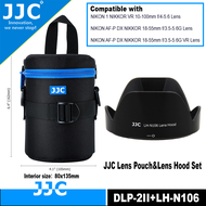 JJC ดีลักซ์และถุงถุงใส่เลนส์ทนทานและชุดโป๊ะเลนส์ฮูดแทนที่ ET-60B ES-65B แคนนอน Nikon HB-101 HB-N106ฟ