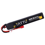 TATTU 11.1V LiPo Airsoft Stick Battery with Deans Connector,3S 1200mAh 25C Battery Pack for Airsoft 