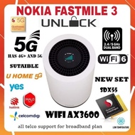 NOKIA Fastmile 3 OPPO T1a SA/NSA 5G Router Modem Dual WIFI 6 Broadband Yes Uhome