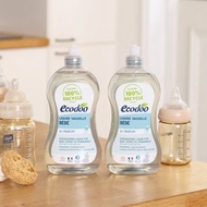 Ecodo France Organic Certified Baby Bottle Cleanser Unscented 500ml x 2