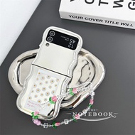 Ốp Lưng Sóng Samsung Galaxy Z Flip 6 / Z Flip 5 / Z Flip 4 Cúc Daisy & Tulip - BUM STORE GALAXY C