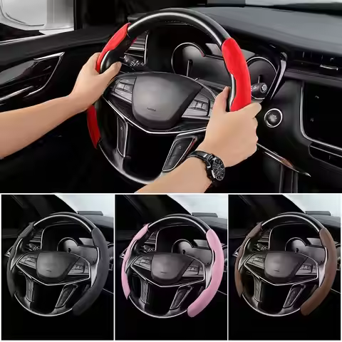 Premium cowhide suede Car Steering Wheel Cover for Audi A1 8X A3 8V A4 B8 Saloon Avant A5 A6 C7 A7 G