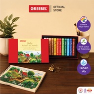GREEBEL Crayon ARTIST 12 Colors / ARTIST Oil Pastel 12 (AOP12) Professional Coloring Crayon Set Cray