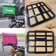 MOTOR METAL STEEL RACK FOOD DELIVERY RIDER BIKE AFFORD 70KG HEAVY DUTY