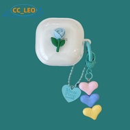 For Anker Soundcore R50i NC Case Cute Flower Keychain Pendant Anker Soundcore P30i Clear Case Soundc