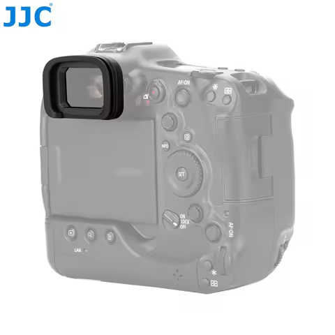 JJC Soft Silicon ER-h Eyecup Eyepiece Camera EyeCup Viewfinder for Canon EOS R3 Replaces Canon ER-h 