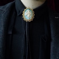 金色和風海豚保羅領帶領結西部牛仔bolo tie