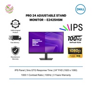 Dell Pro 24 Adjustable Stand Monitor - E2425HSM (1920x1080, FHD, IPS, 100Hz, VGA/ HDMI/ DP, 3yrs)