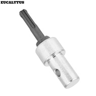 EUCALYTUSS Garden Auger Power Drill Adapter, Steel Connect to 4"/6" Auger  Auger Drill Adapter, Keyl