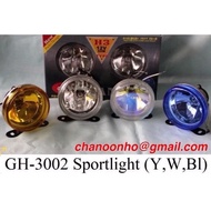 YIAND TB-3002 8.3CM 3.5 INCH  SPORT LIGHT (CLEAR/YELLOW,/BLUE/RAINBOW)