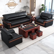 Reception Combination Sofa Simple Venetive Business Office Combination Sofa Coffee Table Tea Table S