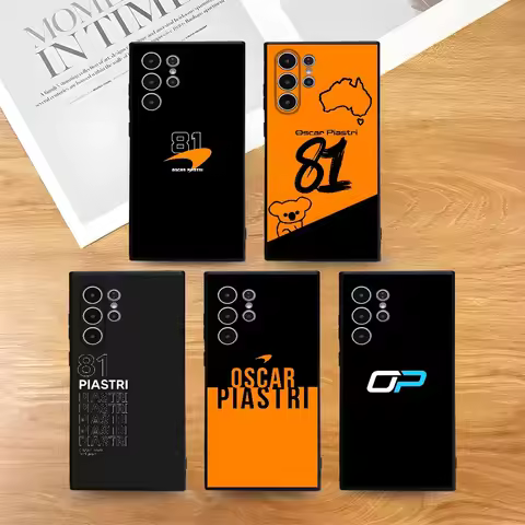 F1 Racing 81 0-Oscar P-Piastri Phone Case for Samsung S series s21 s22 s23 s24 s25 FE Plus Ultra TPU