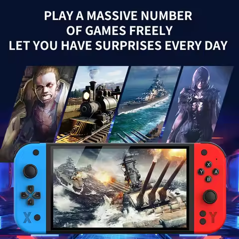 NEW G90 7-inch 64GB 4000mAh portable handheld game console arcade suitable for PSP/PS1 retro TV game