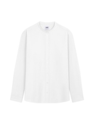 AIIZ (เอ ทู แซด) - เสื้อเชิ้ตผู้หญิงคอจีนผ้าอ๊อกฟอร์ด Womens Mandarin Oxford Shirt